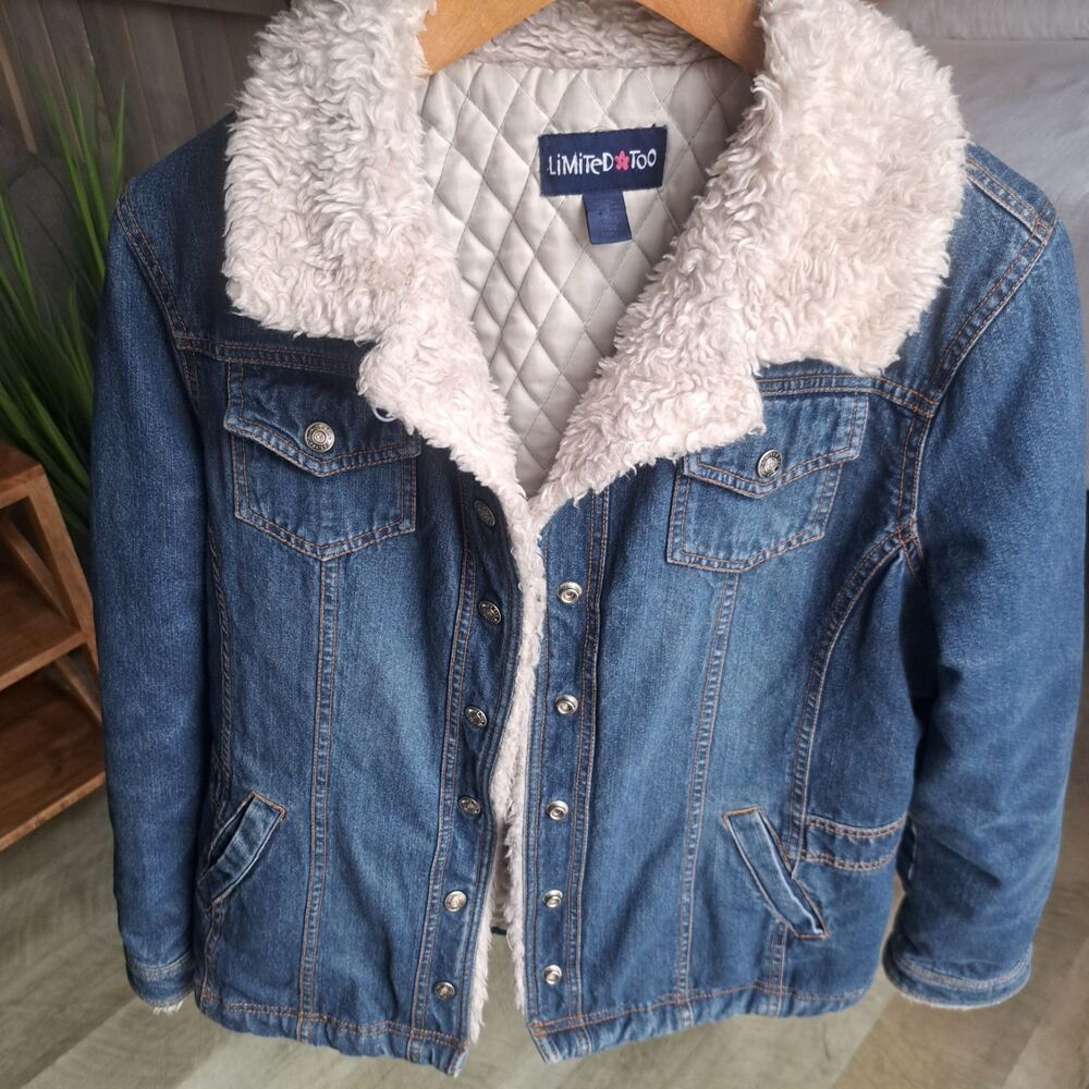Vintage Y2K LIMITED TOO Girls/ Women's Denim Jacket Size XXL GIRLS (Women's XS)